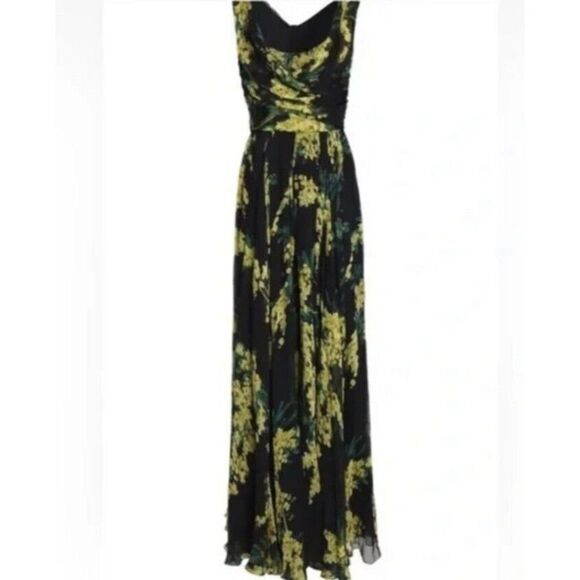 NWOT Dolce&gabbana Floral Print Silk Gown Size 38 - Picture 3 of 9